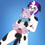 absurd_res animal_genitalia animal_penis animal_pussy anthro anthro_on_feral arian_the_dalmatian bestiality big_dom_small_sub black_body black_fur canid canine canine_genitalia canine_penis canine_pussy canis chair_position collar dalmatian digit_ring domestic_dog dominant duo eeveelution espeon eyewear female feral from_behind_position fur generation_2_pokemon genitals glasses hair hi_res hybrid jewelry jm-luxro knot larger_male lewxen male male/female mammal neck_tuft nintendo penetration penis pink_body pink_fur pokemon pokemon_(species) purple_hair pussy ring sex size_difference tuft vaginal vaginal_penetration veo_(st3veo) wedding_ring white_body white_fur