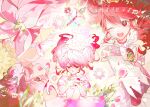  absurdres bow dress drill eighth flower highres humi_humi musical note one smile twintails 