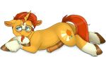  69bea blush cape clothing digital_media_(artwork) equine erection eyewear friendship_is_magic fur glasses hair horn horse male mammal my_little_pony nude penis pony simple_background smile solo sunburst_(mlp) unicorn 