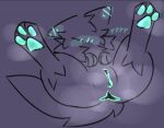  2025 anus big_butt blue_anus blue_pawpads blue_pussy blush blush_lines butt cheek_tuft clitoral_hood clitoris digital_drawing_(artwork) digital_media_(artwork) domestic_cat ear_blush eyes_closed facial_tuft feet felid feline felis female feral fluffy fluffy_tail foot_focus genital_focus genitals head_tuft legs_up lying mammal midnightpurrs musk musk_clouds musky_ass musky_paws musky_pussy neck_tuft on_back on_ground pawpads paws presenting presenting_hindquarters presenting_pussy purring pussy pussy_focus solo spread_legs spreading tail tuft 