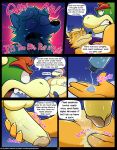  anal anal_fingering anal_penetration anthro balls bowser canine comic elfein fingering fox fox_mccloud humanoid_penis koopa male male/male mammal mario_bros nintendo penetration penis scalie star_fox video_games 