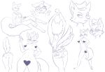  &lt;3_censor annoyed anthro arinadler bent_over blue_and_white breasts butt canine censored clothed clothing double_v_sign female fox hi_res looking_at_viewer lt._fox_vixen mammal military model_sheet monochrome multiple_poses nude pose rear_view simple_background sketch smile solo squirrel_and_hedgehog v_sign white_background 
