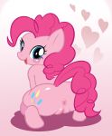  &lt;3 ambiguous_form anus blush butt equine female friendship_is_magic horse mammal my_little_pony pinkie_pie_(mlp) pussy smile woory 