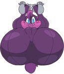  2018 alpha_channel anthro bat big_butt blue_eyes blush butt camel_toe clothed clothing digital_media_(artwork) female fur looking_at_viewer mammal mask purple_fur signature simple_background solo sophie_slam teeth tight_clothing transparent_background vimhomeless wide_hips 
