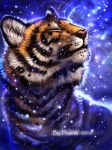  2018 digital_media_(artwork) feline feral flashw fur mammal orange_fur smile solo striped_fur stripes tiger whiskers 