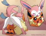  &lt;3 &lt;3_eyes absurd_res all_fours anal anal_penetration balls bdsm blitzdrachin blush bondage bound butt canine cum doggystyle domination duo eeveelution feral feral_on_feral flareon fluffy from_behind_position grooming hi_res knot knotting licking male male/male male_domination mammal nintendo patreon paws penetration penis pok&eacute;mon pok&eacute;mon_(species) rear_view sex simple_background submissive submissive_male sylveon tongue tongue_out video_games 