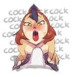  2018 ahegao anthro blush bulge clothing cross-eyed dbaru digital_media_(artwork) drooling duo erection feline female first_person_view fur hair hi_res high-angle_view horny_(disambiguation) looking_pleasured male mammal nude open_mouth open_pants red_hair saliva tan_fur thundercats underwear undressing wildcat wilykit yellow_eyes 