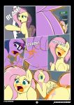  anthro comic equine eyewear feral fluttershy_(mlp) friendship_is_magic glasses jcosneverexisted mammal my_little_pony pegasus potion scared transformation twilight_sparkle_(mlp) wings 