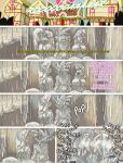 absurd_res anthro biped bodily_fluids breasts building comic cum cum_covered detailed_background dialogue dragon equid equine female female_penetrated friendship_is_magic front_view genital_fluids group hasbro hi_res inside male male/female male_penetrating male_penetrating_female mammal messy my_little_pony mythological_creature mythological_scalie mythology open_mouth outside penetration pinkie_pie_(mlp) pupils scalie sex smile spike_(mlp) sweetie_belle_(mlp) text thebigbadwolf01 thick_thighs three-quarter_view trio
