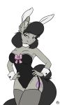  2018 alpha_channel anthro bedroom_eyes black_hair bow breasts bunny_costume clothed clothing collar costume earth_pony equine eyebrows eyelashes fake_ears fake_rabbit_ears feardakez female friendship_is_magic fully_clothed garter_straps hair half-closed_eyes hand_on_hip hi_res horse inner_ear_fluff legwear leotard looking_at_viewer mammal my_little_pony octavia_(mlp) pantyhose playboy_bunny pony portrait pose purple_eyes seductive simple_background smile solo standing thick_thighs three-quarter_portrait transparent_background wrist_cuff 