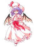  1girl :o arms_at_sides ascot bat_wings bow capelet commentary_request curiosities_of_lotus_asia dairi dress dress_bow dress_ribbon frilled_ascot frilled_capelet frilled_dress frills full_body hat hat_bow large_variant_set long_hair long_sleeves looking_at_viewer open_mouth pink_ascot pink_capelet pink_dress pink_shoes purple_hair raised_eyebrows red_bow red_eyes red_ribbon red_socks remilia_scarlet ribbon ribbon-trimmed_dress ribbon_trim shoes simple_background socks solo straight-on surprised tachi-e touhou transparent_background variant_set walking wavy_hair wings 