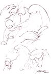 2022 2:3 absurd_res ambiguous_gender animal_genitalia anthro anus aoihinoki1024 blush blush_lines bodily_fluids breath cum_on_head dot_eyes duo eel ejaculation feral fish fisting genital_slit genitals happy happy_sex heart_symbol hi_res humanoid male marine multiple_images musky_anus penetration penis saliva sex signature simple_background simple_eyes sketch spread_anus spreading sweat teeth tongue tongue_out white_background