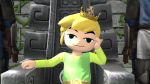  blonde_hair clothed clothing crown hair half-closed_eyes humanoid humor hylian looking_at_viewer male mammal nintendo not_furry parody pointy_ears roaxes smile smirk smug the_legend_of_zelda toon_link video_games 