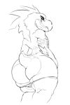 alien anthro big_butt bubble_butt butt clothed clothing digital_media_(artwork) femboy halo_(series) huge_butt kig-yar kiggy looking_at_viewer looking_back looking_back_at_viewer male microsoft mukihyena panties panties_down partially_clothed rear_view ruuhtian_(kig-yar) scalie smile solo underwear underwear_down xbox_game_studios