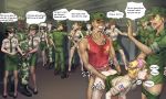  gogocherry group_sex military military_uniform multiple_girls orgy translated uniform 