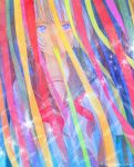  2012 close-up colorful crying crying_with_eyes_open dated english expressionless floating_hair kinako928 looking_at_viewer multicolored multicolored_eyes original sad sailor_collar school_uniform shadow short_hair solo sparkle standing streamers tears text_focus upper_body 