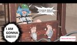  absurdres barefoot bound bound_toes highres jager kawashiro_nitori restrained soles stocks straitjacket tickle_torture tickling tickling_feet toes torture touhou 