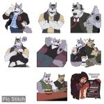 1:1 2021 anthro armpit_hair artist_name back_to_back backpack basch beard beverage black_cloak black_clothing black_hair black_hoodie black_jacket black_suit black_topwear black_vest blue_bottomwear blue_clothing blue_eyes blue_jeans blue_pants blue_shirt blue_topwear body_hair bottomwear bowl brother_(lore) brothers_(lore) brown_body brown_fur bubble_tea bulletproof_vest canid canine canis chopsticks claws cloak clock clothed clothing collared_shirt container crossed_arms cup denim denim_bottomwear denim_clothing dog_tags dress_shirt drinking drinking_straw duo eating eighth_note electronics email english_text eye_scar eyes_closed facial_hair facial_scar father_(lore) father_and_child_(lore) father_and_son_(lore) felid finger_claws fingerless_(marking) fingerless_gloves_(marking) food fur furaffinity furaffinity_handle furaffinity_logo gloves_(marking) goatee green_clothing green_hoodie green_topwear grey_body grey_fur gun hair hand_behind_head hand_in_pocket handgun happy headphones hi_res holding_bowl holding_chopsticks holding_container holding_gun holding_handgun holding_object holding_ranged_weapon holding_revolver holding_weapon hoodie hug hyena jack_(saberzelgrath) jacket jeans letterman_jacket lion listening_to_music logan_mcgrath lying male mammal markings multicolored_body multicolored_fur muscular muscular_anthro muscular_male necktie nephew_(lore) noodles on_back open_cloak open_clothing open_jacket open_topwear orange_body orange_fur pantherine pants parent_(lore) parent_and_child_(lore) parent_and_son_(lore) pattern_clothing pattern_shirt pattern_topwear pic_stitch plaid plaid_clothing plaid_shirt plaid_topwear pockets portable_music_player purple_body purple_fur ramen randy_mcgrath ranged_weapon red_hair red_necktie revolver richard_mcgrath scar shirt sibling_(lore) simple_background sitting sitting_on_ground sleeveless_hoodie son_(lore) spots spotted_body spotted_fur spotted_hyena star sticker sticker_pack stitch_(sewing) suit tail tan_body tan_fur text thought_bubble topwear torn_clothing twitter_handle two_tone_body two_tone_fur uncle_(lore) uncle_and_nephew_(lore) vest watch waving_goodbye weapon white_background white_body white_clothing white_fur white_shirt white_topwear wolf wristwatch yellow_body yellow_fur