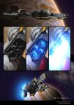 2025 colored comic darth_biomech english_text hi_res jupiter_(planet) leaving_the_cradle planet space spacecraft star text url vehicle zero_pictured