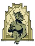  anthro art_deco invalid_background invalid_tag male ornament scalie solo waist_up 