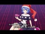  blob blue_eyes blue_hair cato_(monocatienus) commentary_request crossed_legs doremy_sweet dress eyebrows_visible_through_hair hat letterboxed looking_at_viewer panties pom_pom_(clothes) short_hair sitting solo touhou translation_request underwear 