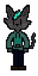ambiguous_gender anthro blue_clothing blue_hoodie blue_topwear bottomwear clothing denim denim_bottomwear denim_clothing digital_media_(artwork) domestic_cat felid feline felis fur grey_body grey_fur highlights_(coloring) hoodie jeans mammal niffy_(that_guy_niffy) pants pattern_clothing pattern_hoodie pattern_topwear pixel_(artwork) solo striped_clothing striped_hoodie striped_topwear stripes that_guy_niffy topwear