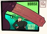 animal_genitalia animal_penis balls big_balls big_breasts big_penis breasts duo equid equine equine_genitalia equine_penis female feral genitals green_hair hair hi_res huge_balls huge_breasts huge_penis human male male/female mammal one-punch_man one_(manga) penis pixzapix saggy_balls short_stack surprised_expression tatsumaki