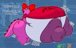  absurd_res anthro areola big_areola big_breasts big_butt big_nipples birdo black_eyes bow_ribbon breasts butt clothing dinosaur english_text female half-closed_eyes hi_res huge_areola huge_breasts huge_butt huge_nipples huge_thighs hyper hyper_areola hyper_breasts hyper_nipples ineffective_clothing mario_bros mattthetooncat mostly_nude multicolored_body narrowed_eyes nintendo nipples onomatopoeia prehistoric_species purple_areola purple_nipples question_mark reptile scalie shirt solo sound_effects text thick_thighs topwear two_tone_body 