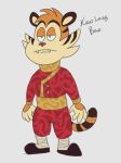 2018 cartoon_network chowder_(series) clothing digital_drawing_(artwork) digital_media_(artwork) fan_character feline fur itoruna male mammal orange_fur solo tiger 