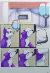  canine comic cynder_nightshadow digital_media_(artwork) feeding feral fox fur hair happy hi_res mammal metalfox neck_bulge purple_eyes purple_flesh smile thought_bubble 