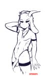  asriel_dreemurr balls caprine crackers cut_(disambiguation) goat half-erect horn humanoid_penis jewelry looking_at_viewer male mammal navel necklace nude penis signature simple_background solo undertale video_games white_background 