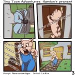  2018 building butt comic detailed_background digital_media_(artwork) hamton_j_pig house lirkov male mammal nude pig porcine solo tiny_toon_adventures warner_brothers 