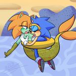  anthro anthro_on_anthro blue_body blue_eyes breasts duo erection eyes_closed female half-closed_eyes hand_on_breast hedgehog licking male male/female mammal merna_the_merhog nino5571_(artist) nipples penetration penis sex sonic_(series) sonic_the_hedgehog teeth tongue tongue_out vaginal vaginal_penetration 