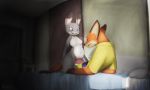  2018 bed big_penis breasts canine clothed clothing disney female fox judy_hopps knot kodus lagomorph male male/female mammal nick_wilde nude penetration penis purple_eyes pussy rabbit sex small_breasts vaginal vaginal_penetration zootopia 