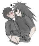  2boys male multiple_boys naruto naruto_(series) uchiha_madara uchiha_obito yaoi 