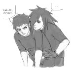  2boys male multiple_boys naruto naruto_(series) uchiha_madara uchiha_obito yaoi 