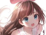  :o a.i._channel bangs bare_shoulders blue_eyes blush bow brown_hair eyebrows_visible_through_hair floating_hair hairband kizuna_ai long_hair looking_at_viewer multicolored_hair open_mouth pink_bow pink_hair pink_hairband portrait round_teeth ryota_(ry_o_ta) sailor_collar shade shirt signature simple_background sleeveless sleeveless_shirt solo streaked_hair swept_bangs teeth two-tone_hair upper_teeth virtual_youtuber white_background white_sailor_collar white_shirt 