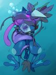  ambiguous_gender amphibian anthro bubble corruption dragalge duo frog greninja nintendo pok&eacute;mon pok&eacute;mon_(species) simple_background underwater video_games water winte 