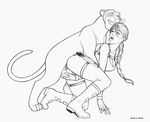  all_fours bagheera ball_fondling balls bestiality disney doggystyle extro feline female feral from_behind human human_on_feral interspecies jungle_book lara_croft male mammal panther penetration penis plain_background pussy sex sketch tomb_raider vaginal vaginal_penetration white_background 