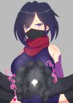  face_mask feet_pussy impossible_clothes j-kisarazu mask smell steam stockings sweat tank_top text_focus translation_request violet_eyes 