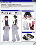 2026 5_toes anthro buckteeth clothing english_text eyewear feet floppy_ears foot_focus footwear glasses hi_res humanoid_feet kinneru lagomorph leporid lop_ears male mammal model_sheet ollie_(0xk1ru) plantigrade rabbit shoes sneakers socks solo stirrup_footwear stirrups teeth text toes