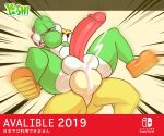  2018 ahegao anal anal_penetration balls balls_touching big_balls big_butt big_penis butt clothing cum duo footwear green_yoshi huge_butt huge_penis komdog looking_pleasured male male/male mario_bros nintendo penetration penis sex shoes spread_legs spreading thick_thighs video_games wide_hips yoshi 