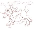  2018 anal anal_penetration antlers balls cervine cum cum_in_ass cum_inside feral feral_on_feral from_behind_position hooves horn internal knot knotting male male/male mammal onigrift penetration penis reindeer sex sketch tongue tongue_out 
