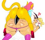  ahegao anal anal_penetration antelope big_butt butt cat dildo disney feline female female/female gazelle gazelle_(zootopia) huge_butt looking_pleasured mammal monique_pussycat penetration sex_toy sssonic2 strapon super_fuck_friends thick_thighs wide_hips zootopia 