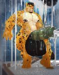 2026 anthro balls bathing bathroom big_balls big_penis bodily_fluids cum cumshot damage damaged_ceiling damaged_wall destruction destruction_of_property ejaculation felid genital_fluids genitals goldeneyeuro hi_res huge_balls huge_penis hyper hyper_balls hyper_genitalia hyper_penis jacking jaguar jerking kai_tak_(goldeneyeuro) male mammal muscular nipple_piercing nipples nude orgasm pantherine paws penis piercing precum ribbed_cock ribbed_penis shower shower_masturbation showering solo spiked_penis spikes spikes_(anatomy) tail water