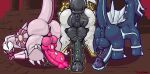 2026 absurd_res anal_wink animal_genitalia animal_penis anus arceus ball_markings ball_size_difference balls big_balls big_penis biped bipedal_feral black_body black_penis blue_body blue_penis bodily_fluids butt butt_size_difference detailed dialga digital_media_(artwork) dripping equid equine equine_anus equine_genitalia equine_penis feral generation_4_pokemon genital_fluids genital_markings genital_raphe genitals group group_sex hi_res horse huge_penis knot knotted_penis larger_male larger_sub leaking_precum legendary_pokemon looking_at_viewer looking_back looking_pleasured male male/male mammal markings multicolored_body nintendo onomatopoeia open_mouth palkia penile penile_spines penis pink_body pink_knot pink_penis pokemon pokemon_(species) precum precum_drip precum_on_own_penis precum_on_penis presenting presenting_anus presenting_hindquarters puffy_anus quadruped raised_tail raphe_(anatomy) rear_view scales scalie scrotal_raphe scrotum_flap seductive sex simple_background size_difference sound_effects spiked_penis spikes spikes_(anatomy) submissive submissive_feral submissive_male tail tail_markings text threesome throbbing throbbing_penis trio vein veiny_penis velvetdraw white_body