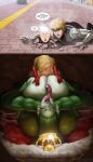  absurd_res animal_humanoid aquatic bald big_breasts big_butt blonde_hair bodily_fluids breast_grab breast_play breast_squish breasts butt deep_sea_king_(one-punch_man) female genos_(one-punch_man) green_body green_hair group hair hand_on_breast hi_res huge_breasts huge_butt human humanoid interspecies jojobanks long_hair long_tongue male male/female mammal marine_humanoid muscular muscular_female narrowed_eyes one-punch_man one_(manga) oral saitama_(one-punch_man) saliva sea_monster sex sharp_teeth squish teeth titfuck titfuck_fellatio tongue tongue_out tonguejob trio wide_hips 