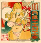 2026 4_fingers abstract_background absurd_res alcohol alternate_version_at_source anthro art_nouveau beaded_jewelry beaded_necklace beads beverage big_breasts bra bracelet breast_squish breasts camel_toe clothing cobra cocktail cocktail_glass container countershade_hands countershade_legs countershade_neck countershade_torso countershading covering covering_breasts cup dated debra_(deltav) deltav digital_media_(artwork) digital_painting_(artwork) drinking_glass eyebrow_piercing eyelashes facial_piercing female fingers flower french_text furgonomic_piercing furgonomics genital_outline glass glass_container glass_cup half-closed_eyes hi_res holding_glass holding_object jewelry leggings legwear looking_aside martini narrowed_eyes navel necklace non-mammal_breasts one_breast_out painting_(artwork) panties piercing plant portrait reptile restricted_palette ribbons ring_(jewelry) scales scalie signature slightly_chubby slightly_chubby_anthro slightly_chubby_female snake snake_hood snake_hood_piercing solo squish standing tail text three-quarter_portrait underwear vulva_outline yellow_body yellow_scales