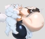 absurd_res anal anal_penetration anthro anthro_on_anthro anthro_penetrated anthro_penetrating anthro_penetrating_anthro balls balls_expansion belly belly_expansion big_balls big_belly big_penis blank_(meowllow) bodily_fluids bra breast_expansion breasts canid canine canis cirrus_(bestteeth) clothing cum cum_from_mouth cum_in_mouth cum_inflation cum_inside cum_through curseofdreg domestic_dog duo eurasian_lynx expansion felid feline female female_penetrated gender_transformation genital_expansion genital_fluids genitals growth heart_symbol hearts_around_head hi_res huge_balls huge_belly huge_penis hyper hyper_balls hyper_belly hyper_genitalia hyper_penis ineffective_clothing inflation lactating lactating_during_sex lactating_through_clothing larger_male lynx male male/female male_penetrating male_penetrating_female mammal nonbinary_(lore) nordic_sled_dog penetration penis penis_expansion ridiculous_fit samoyed sex size_difference smaller_female spitz sports_bra through_clothing transformation underwear wet wet_clothing