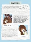 absurd_res anthro beagle braided_hair canid canine canis comic daisybeagle domestic_dog duo female fingers_crossed from_behind_position hair hi_res high-angle_view hunting_dog hyena impregnation male male/female mammal polaroid rroostersauce scent_hound selfie sex solo striped_hyena text uterus wavy_hair